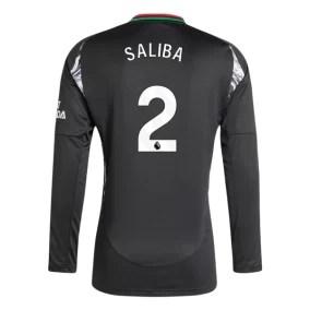 Saliba Arsenal Udebanetrøje 2024/2025 Langærmet